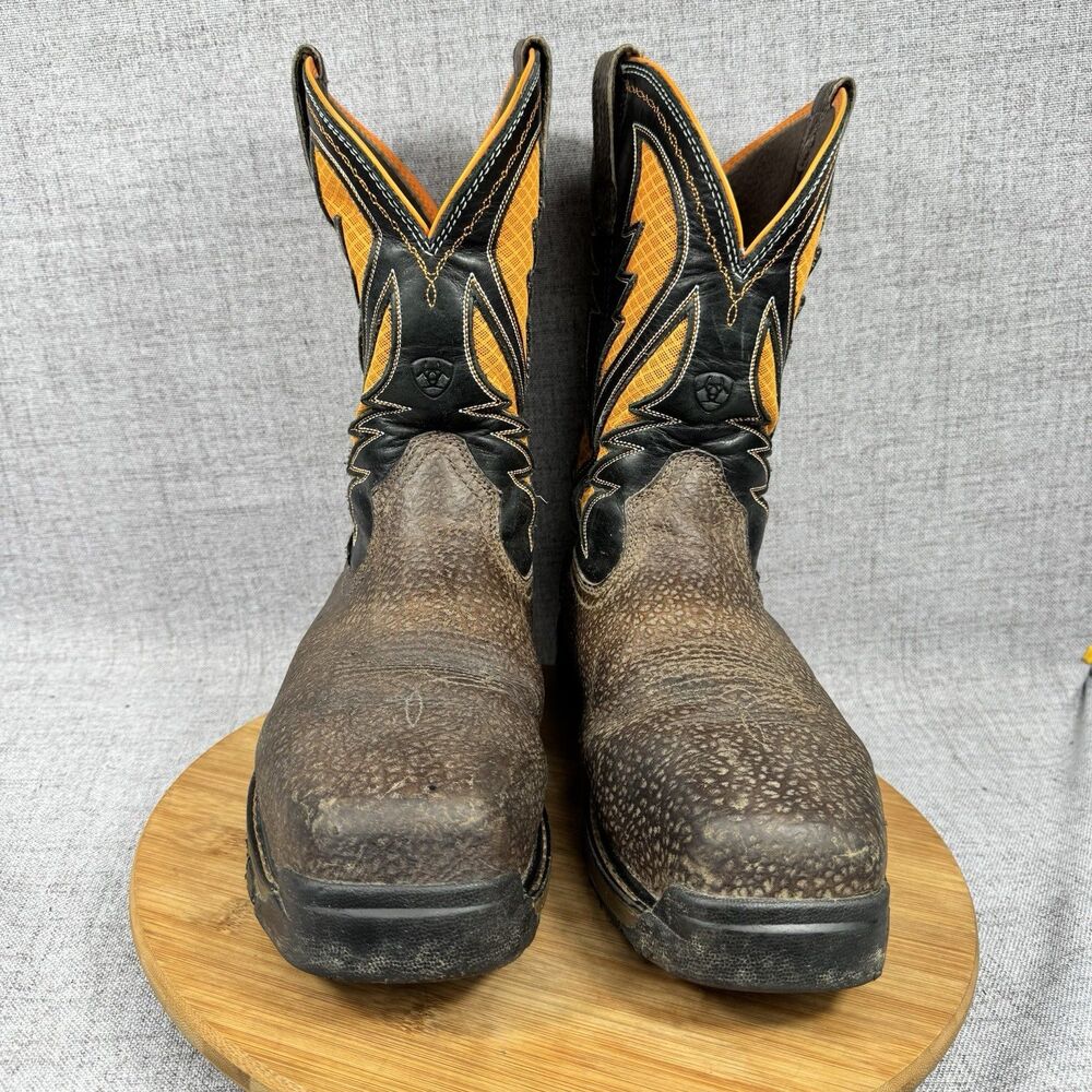 Ariat Intrepid VentTEK Composite Toe Leather Work Boots Men's 11.5 EE - Picture 8 of 10